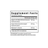 Real Mushrooms Lion’s Mane Calm supplement capsules close-up