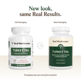 Real Mushrooms Turkey Tail Mushroom Supplement back view