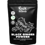 Real Naturals Black Ginger Powder 75g front view