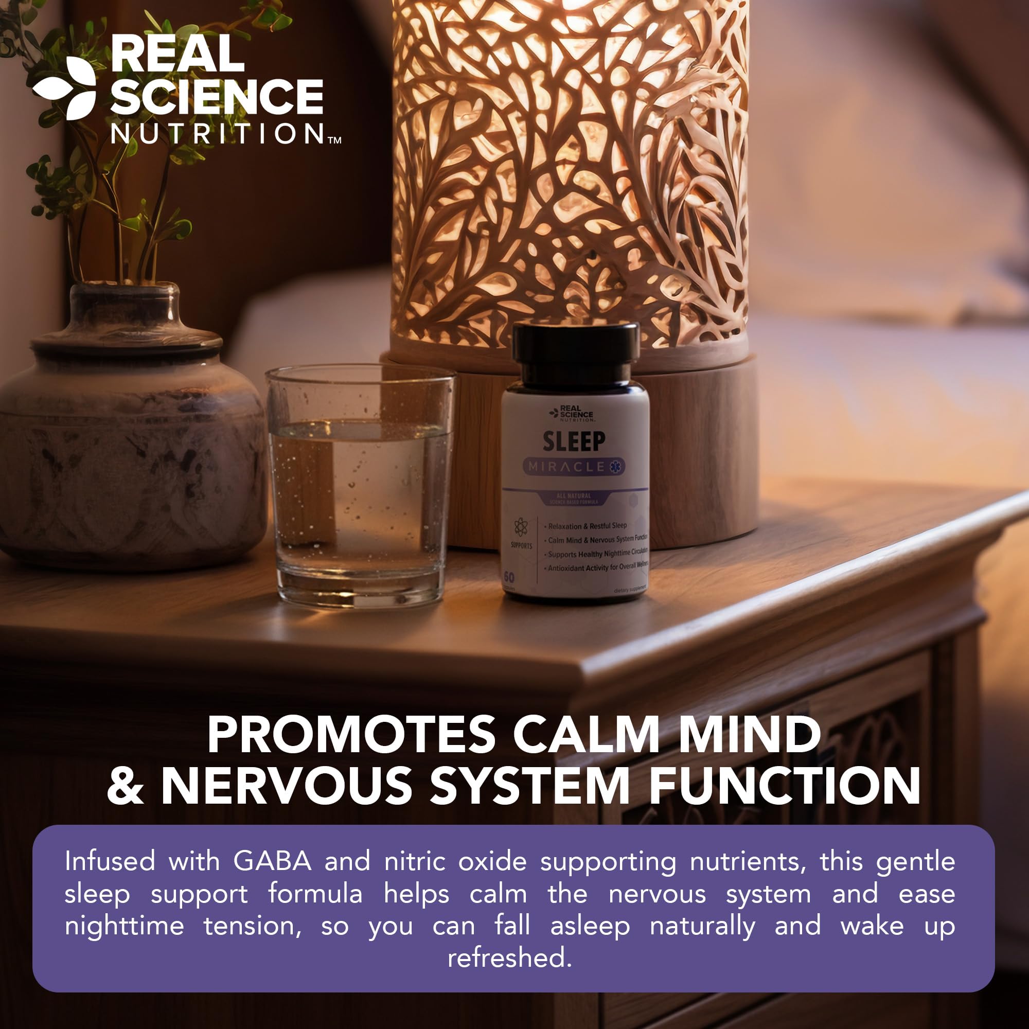 Real Science Nutrition Sleep Miracle capsule close-up