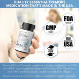 Real Science Nutrition Tremor Miracle Capsules packaging details