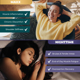 Real Time Pain Relief Night Time Value Pack application on skin