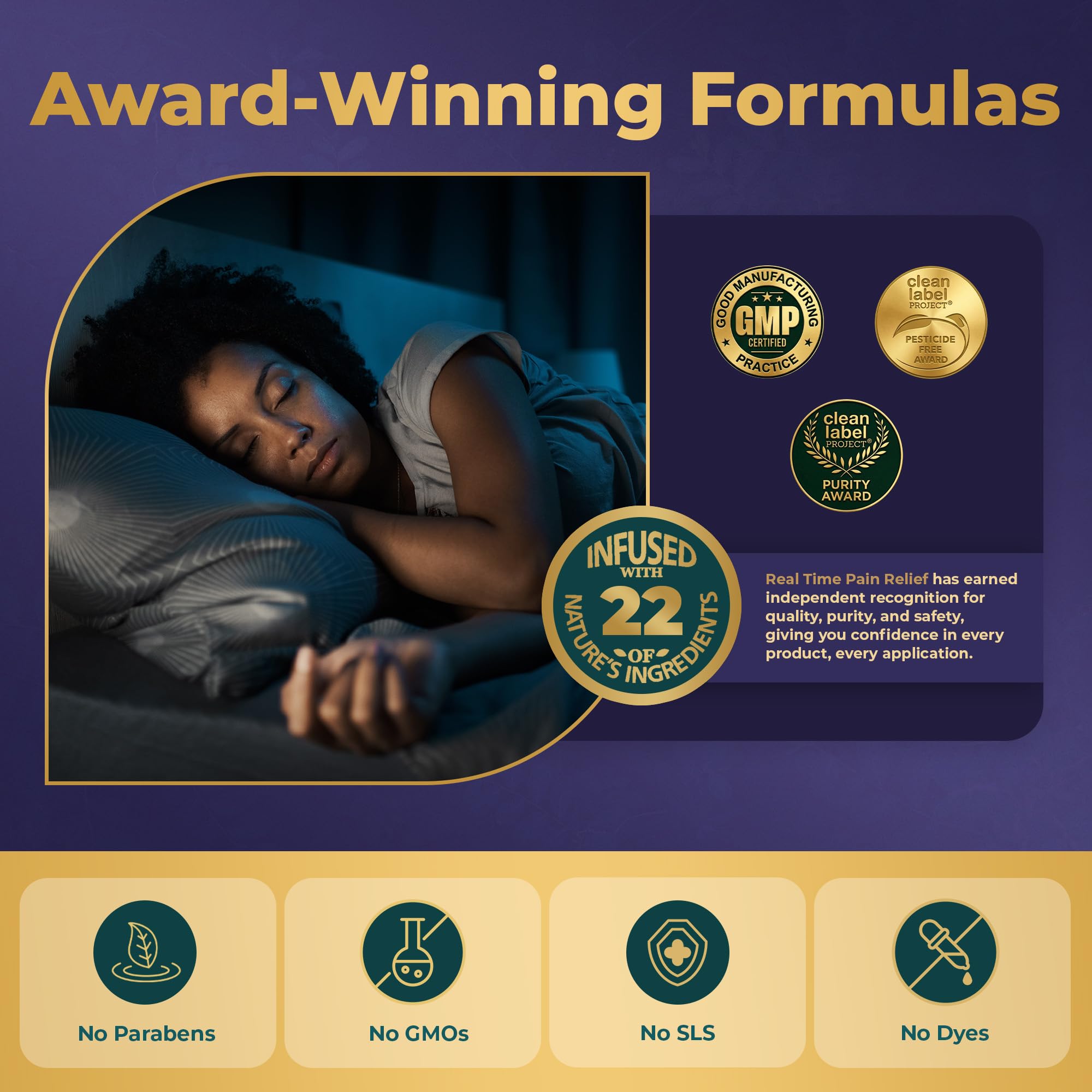 Real Time Pain Relief Night Time Value Pack packaging details
