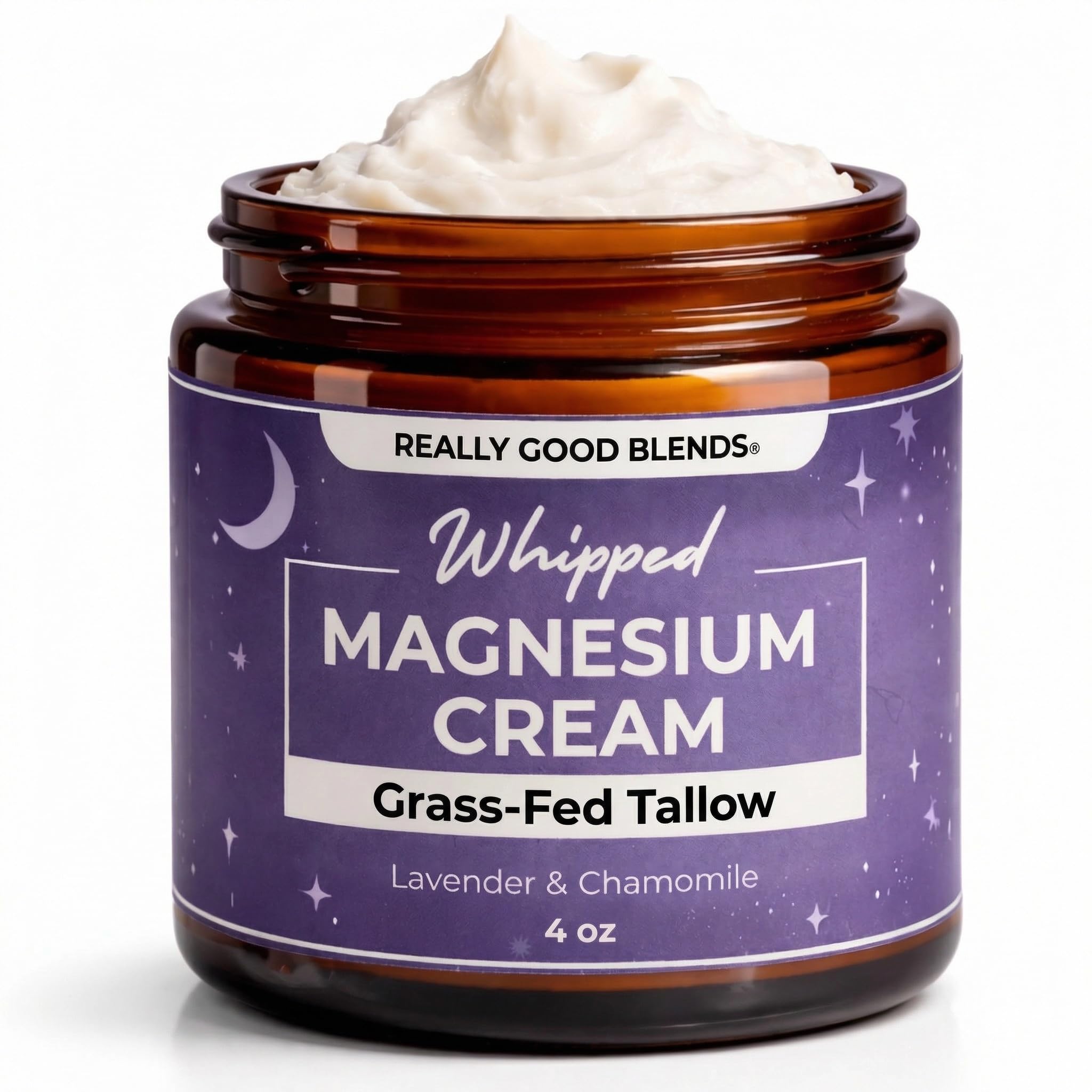 Really Good Blends Magnesium Cream 4 oz jar front view