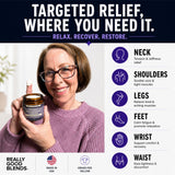 Really Good Blends Magnesium Cream application on skin