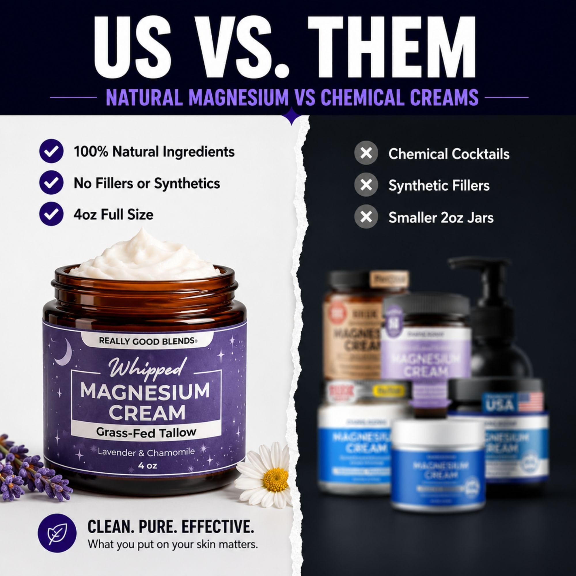Really Good Blends Magnesium Cream ingredients list
