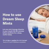 Rebalance Dream Sleep Mints open pack showing lozenges