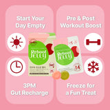 RebootJelly Prebiotic Gummies 324g side view of gummies