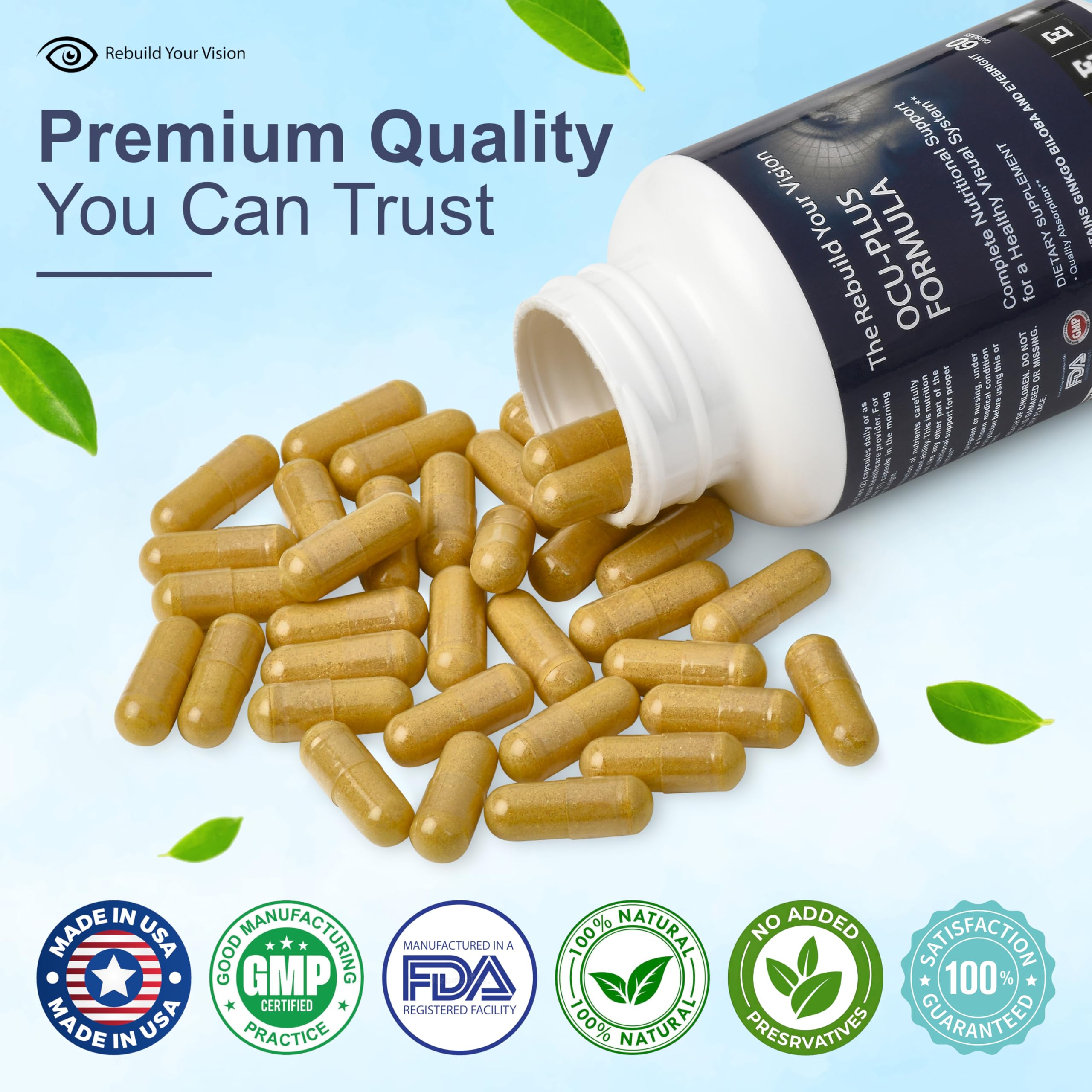 Rebuild Your Vision Ocu-Plus Formula 60g product details