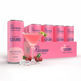 Recess Alcohol-Free Cosmo Mocktail 12 pack with cranberry and lime
