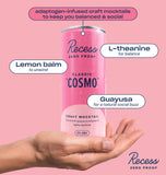 Recess Alcohol-Free Cosmo Mocktail ingredients list
