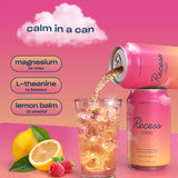 Recess Magnesium Sparkling Water can in a lifestyle setting
