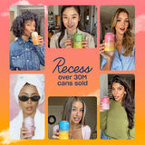 Recess Magnesium Sparkling Water can with fresh grapefruit and tangerine