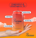 Recess Magnesium Sparkling Water lifestyle scene with glass