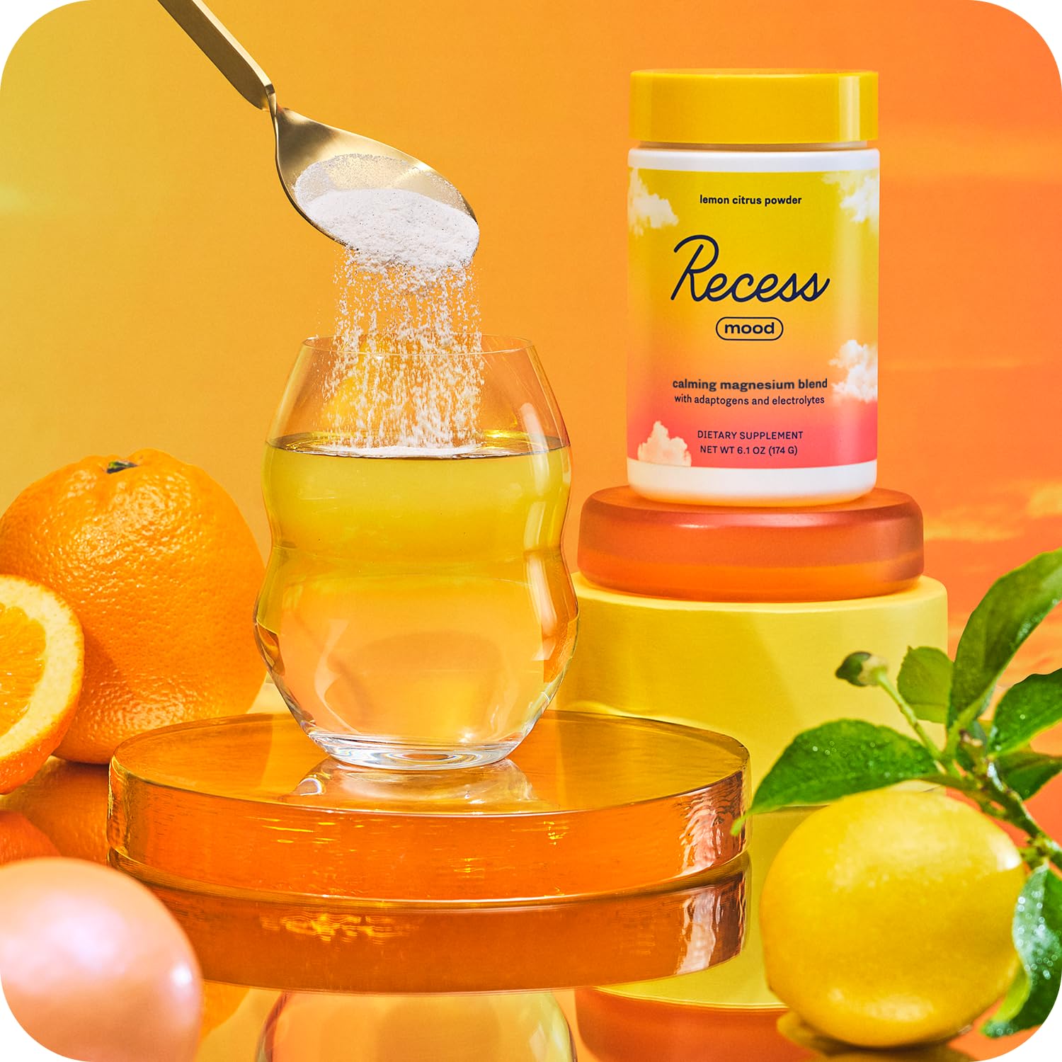 Recess Mood Powder 174g lemon citrus flavour