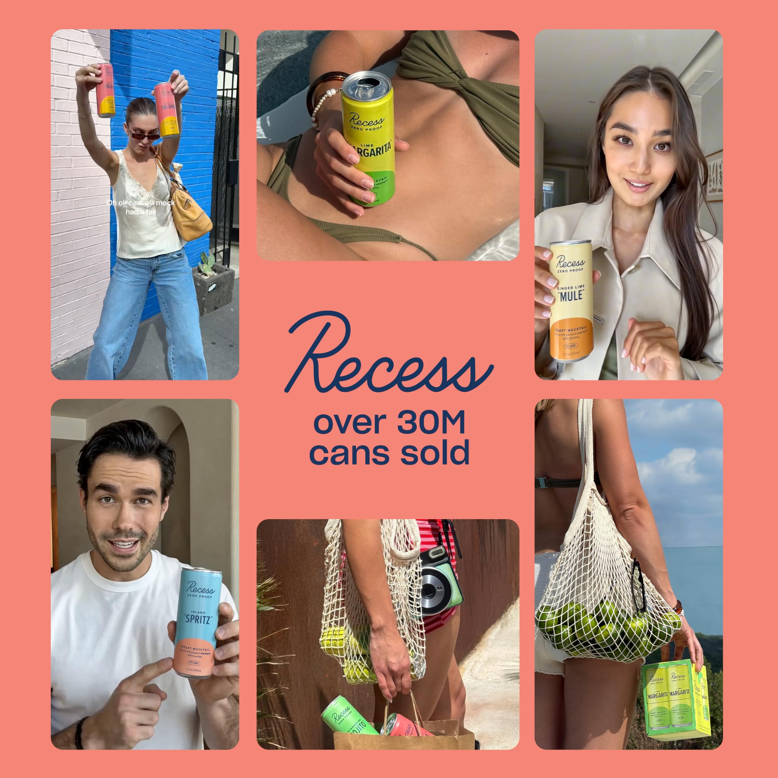 Recess Pineapple Coconut Mocktail nutritional information