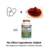 Red Yeast Rice Gold Organic Red Yeast Rice 1200mg Capsules packaging