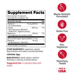 Redd Remedies Bone Support Supplement capsules in a hand