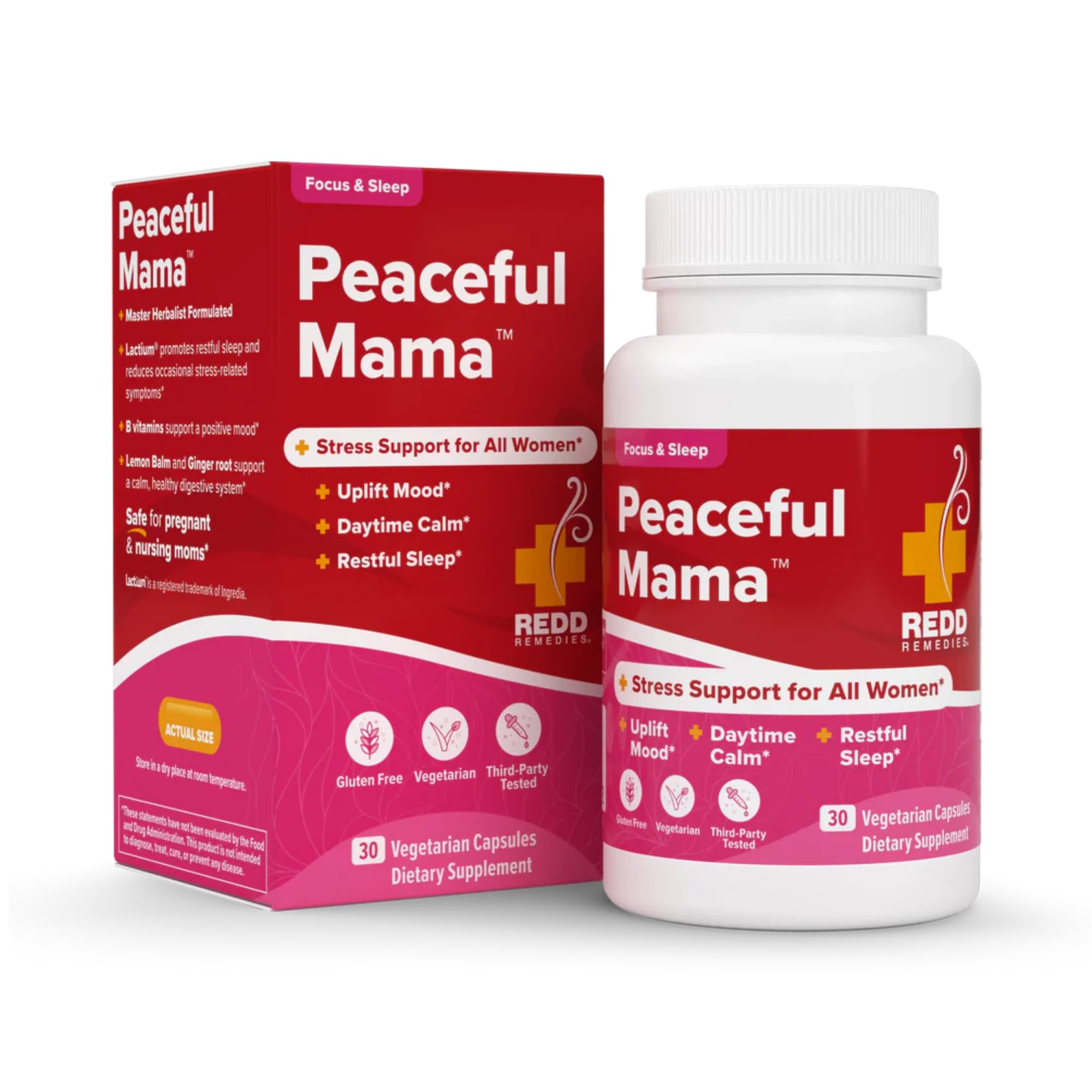 Redd Remedies Emotional Balance Supplement 60 capsules front view