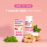 Redd Remedies Emotional Balance Supplement with a glass of water
