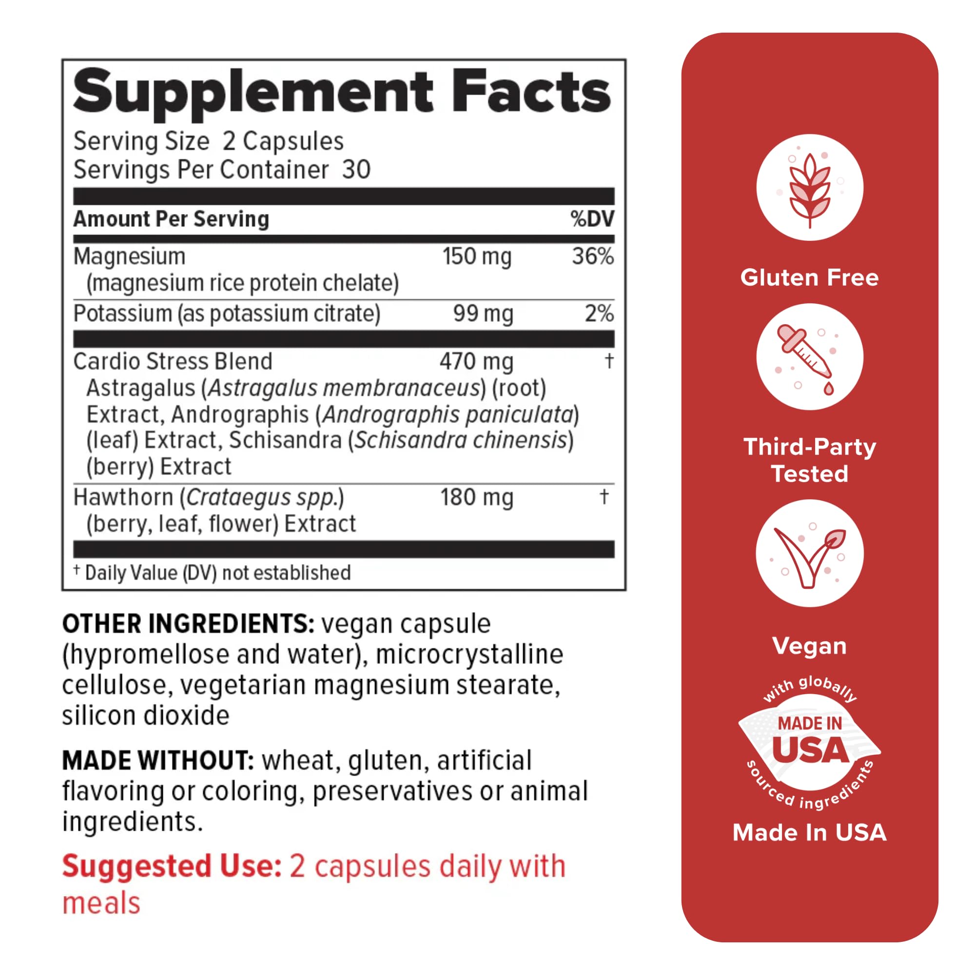 Redd Remedies Holistic daily wellness Blend 100g capsule bottle side view