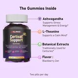 Redimas Cortisol Gummies bottle side view