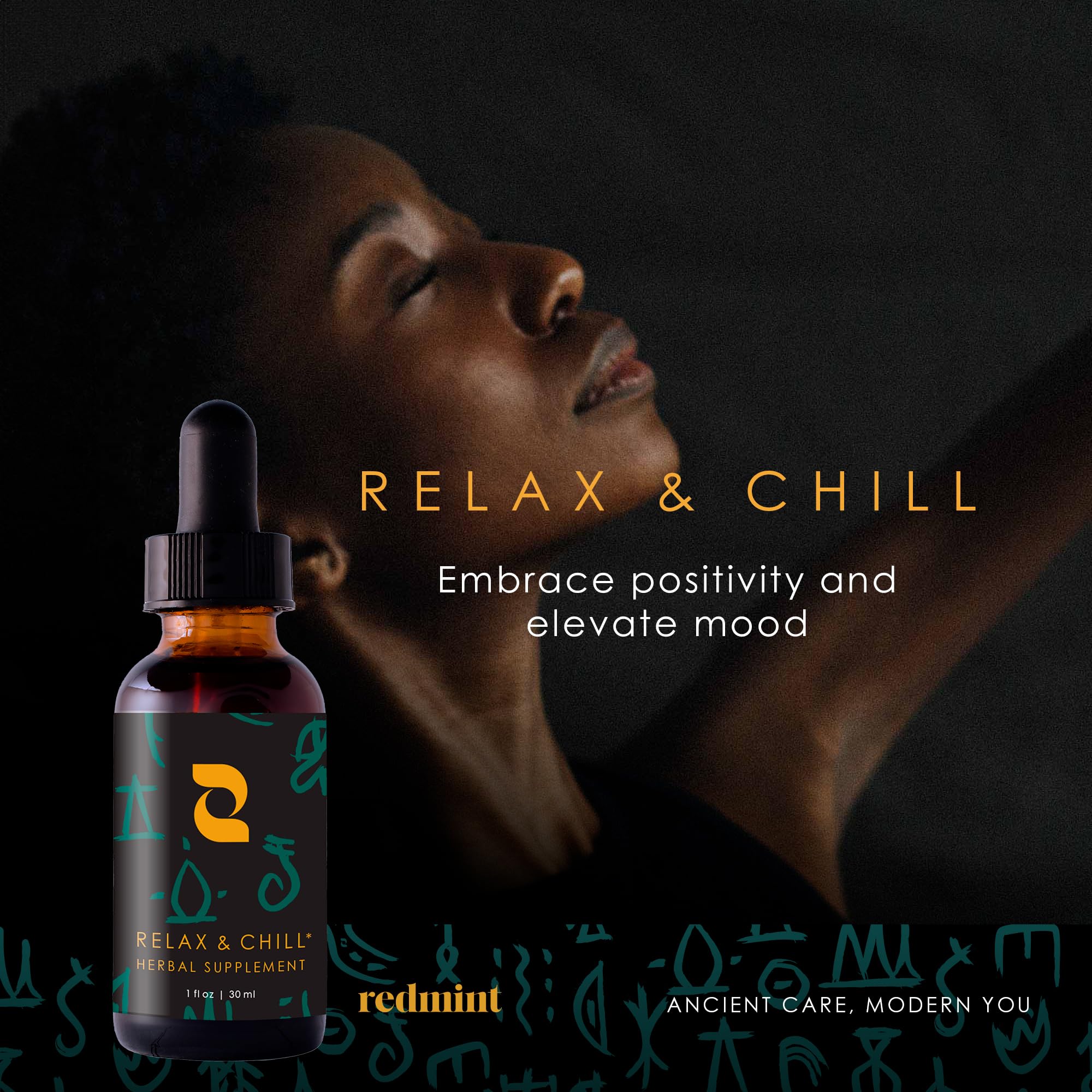 Redmint daily wellness & Chill Herbal Tincture packaging details