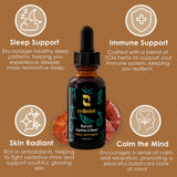 Redmint Reishi Mushroom Tincture side view showing dropper