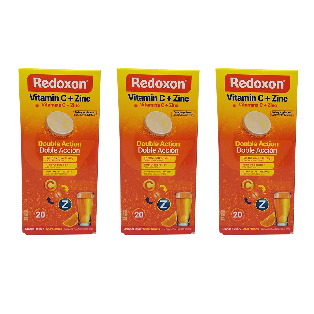 Redoxon Vitamin C Supplement 3-Pack front view