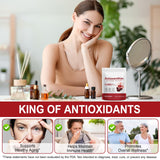 Redshine Astaxanthin Softgels 12mg bottle side view