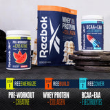 Reebok [REE]COVER BCAAs mixed in a shaker bottle