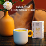 REFLUX GOURMET Golden Comfort turmeric latte mix packet back view