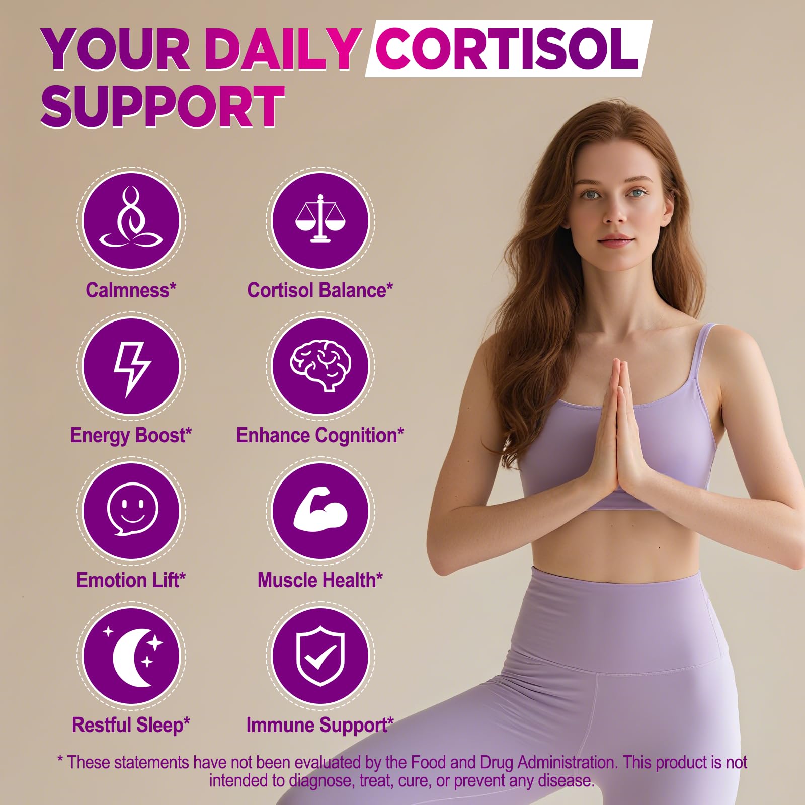 Refortu Cortisol Health Liquid Drops 2 FL Oz dropper
