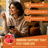 Refortu Liposomal Vitamin C Gummies with fresh fruits