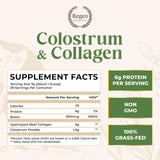Regen Vitality Collagen Powder packaging side view