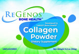 ReGenos Bone Health Collagen Supplement 150g back view with nutritional information