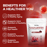 Regpem Rovina Astaxanthin Softgels 12mg back view