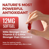 Regpem Rovina Astaxanthin Softgels 12mg side view
