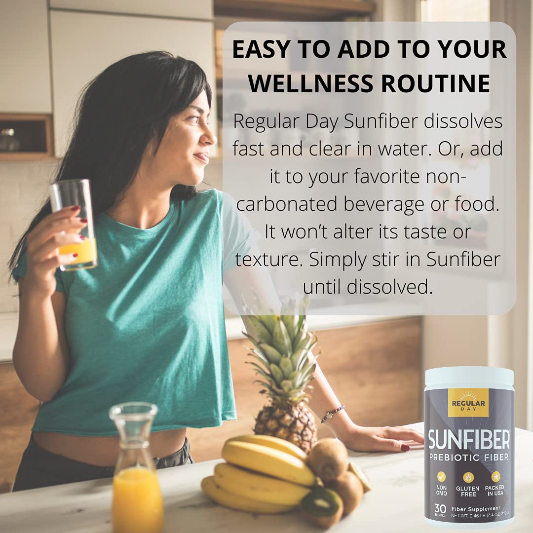 REGULAR DAY Sunfiber supplement nutritional information