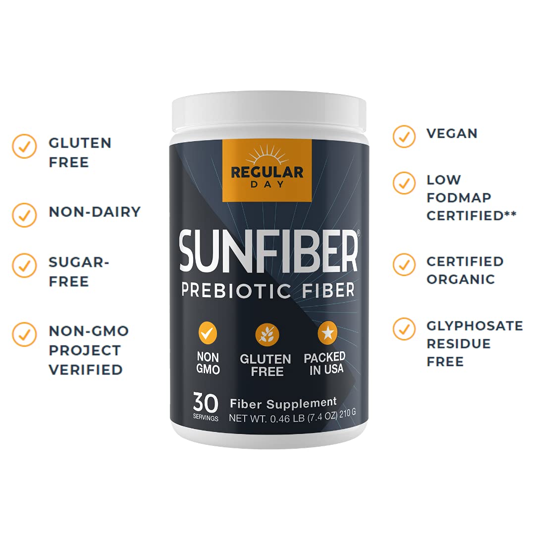 REGULAR DAY Sunfiber supplement with fresh fruits