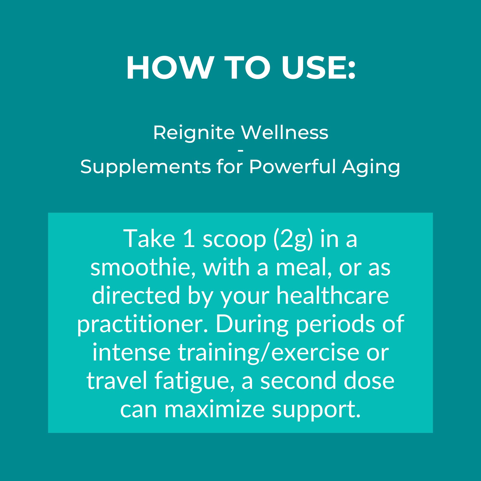 Reignite Wellness Creatine HCl Powder lifestyle scene