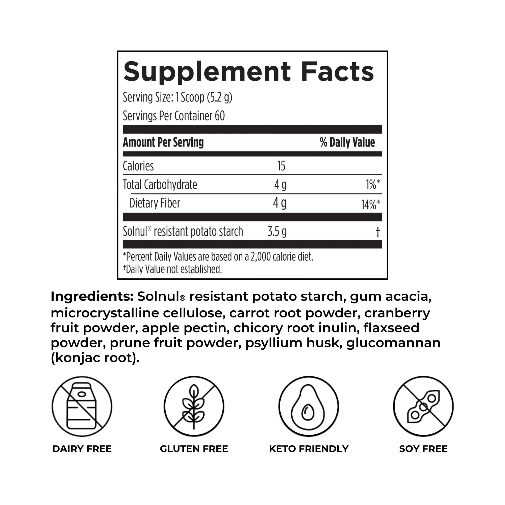 Reignite Wellness Extra Fiber 397g scoop with powder