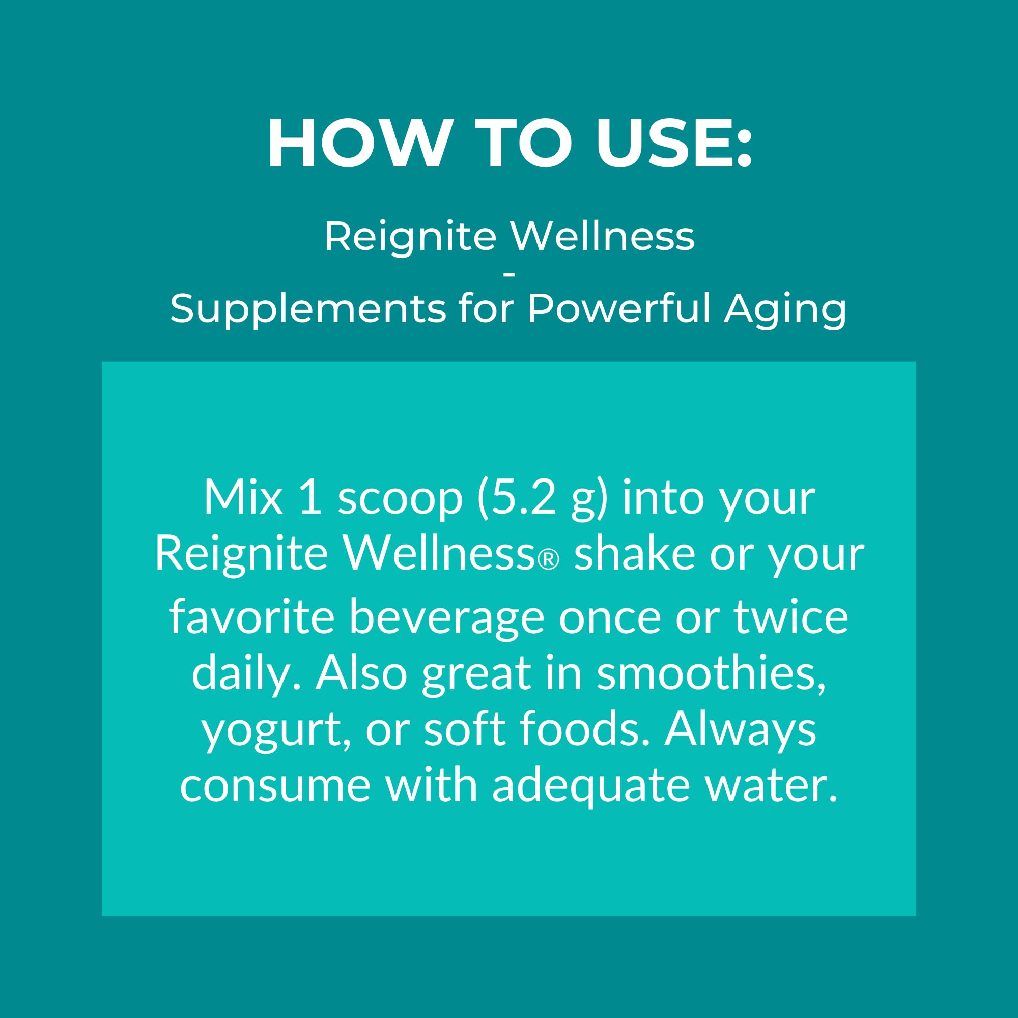 Reignite Wellness Extra Fiber 397g with measuring scoop