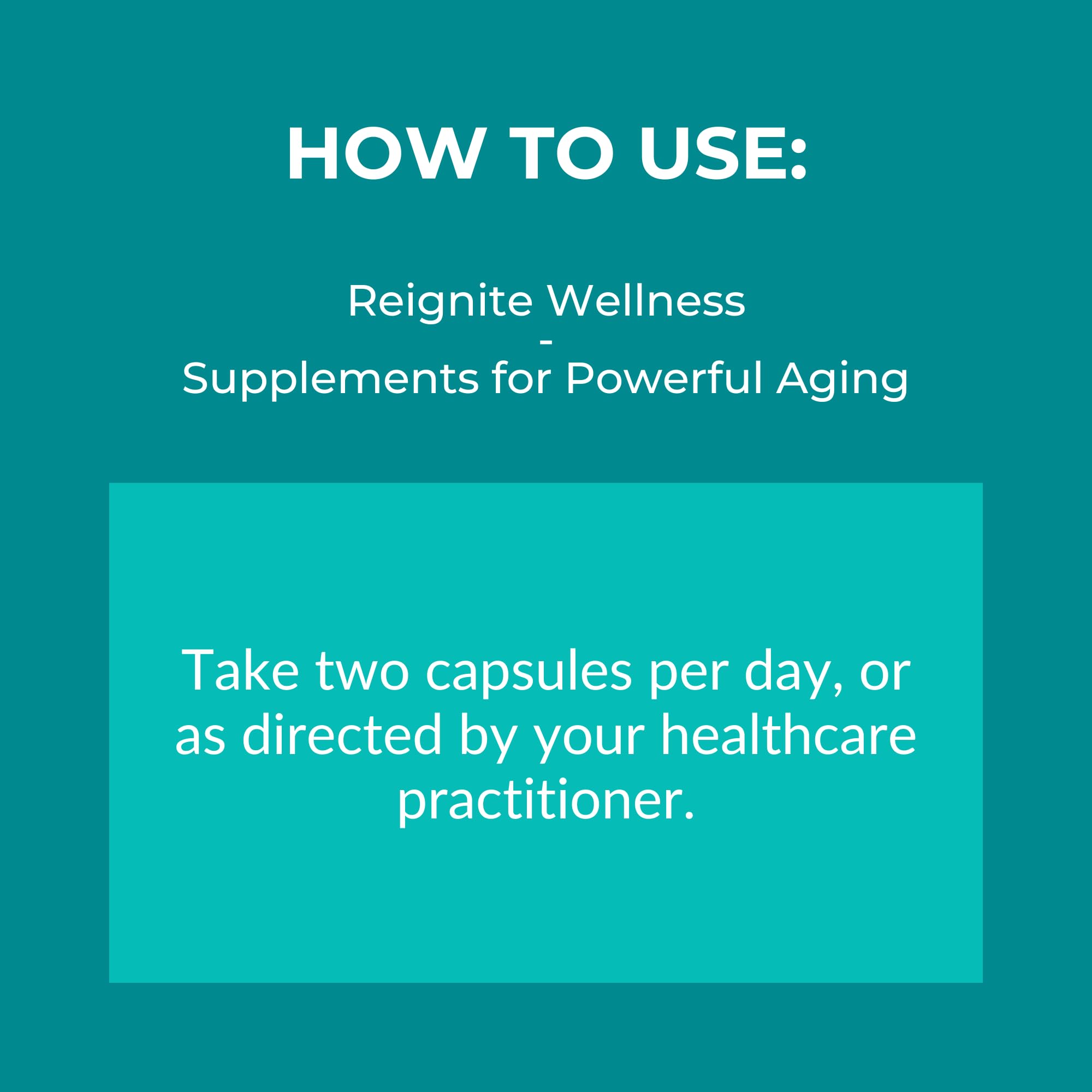 Reignite Wellness Magnesium Supplement 300mg packaging details