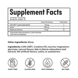 Reignite Wellness SHEatine Creatine HCl Supplement side view showing serving size