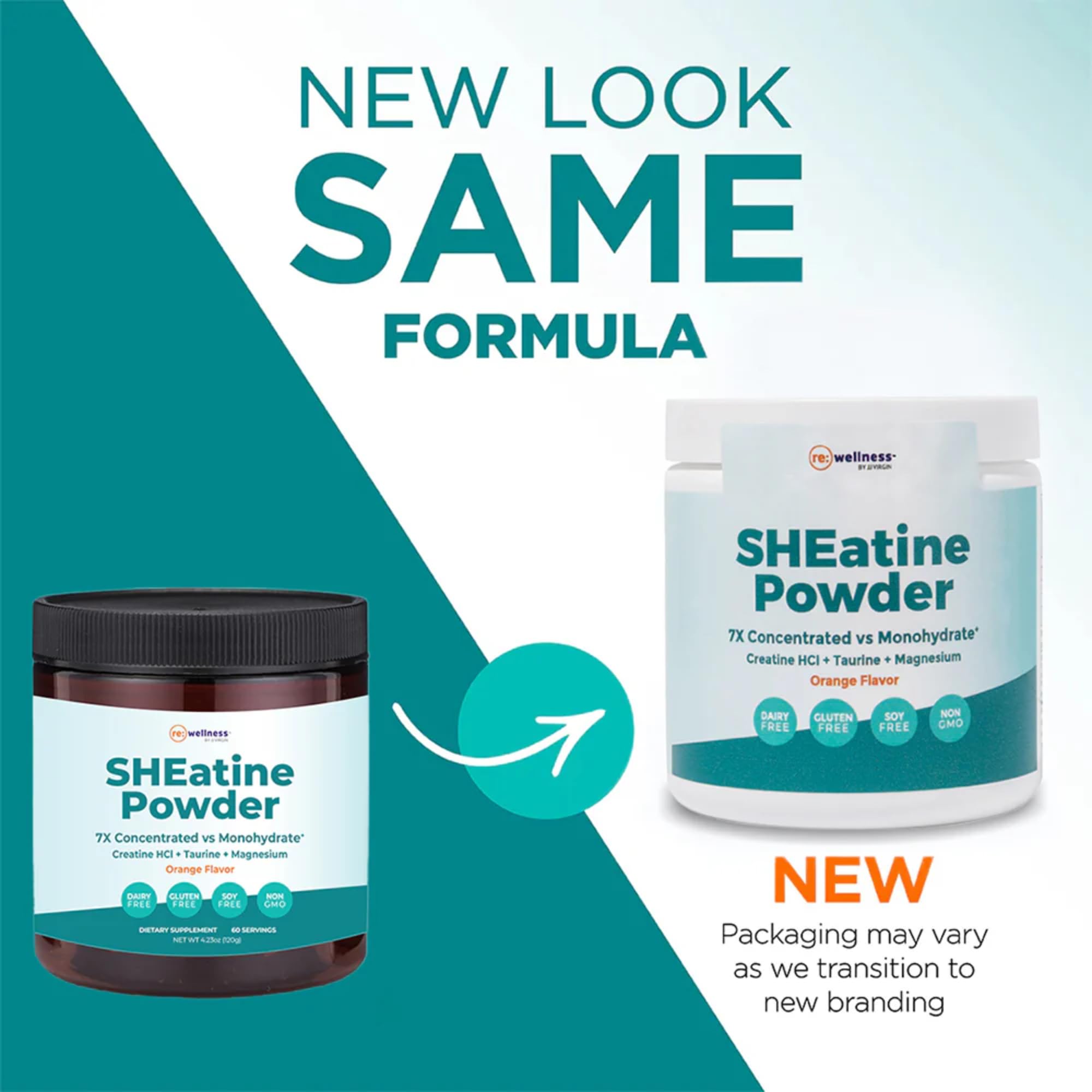 Reignite Wellness SHEatine Creatine HCl Supplement with scoop for dosage