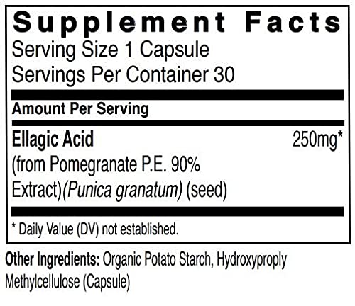Rejuvenation Therapeutics Ellagic Acid Capsules 250mg packaging