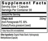 Rejuvenation Therapeutics Ellagic Acid Capsules 250mg packaging
