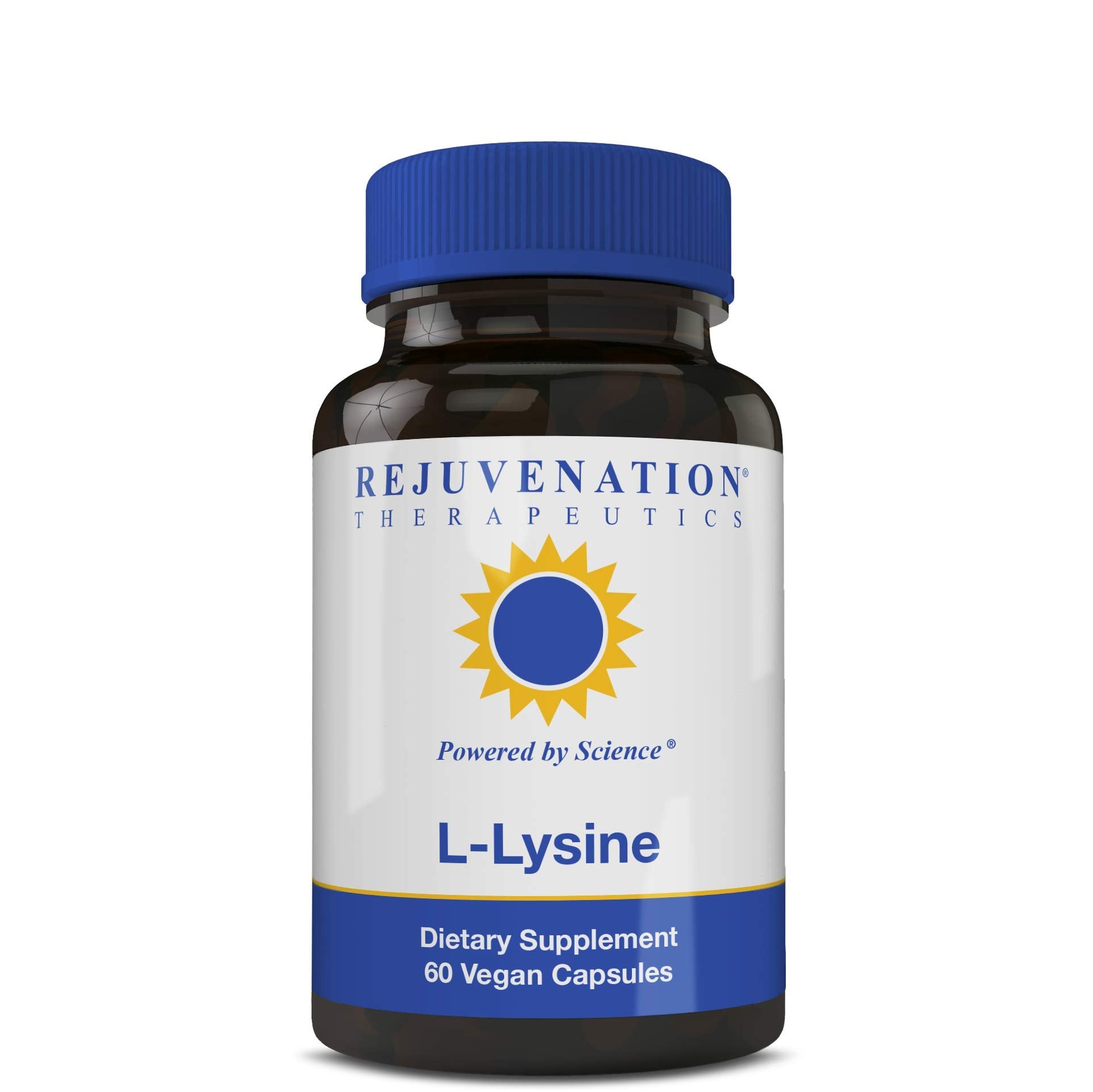 Rejuvenation Therapeutics L-Lysine 500mg capsules front view