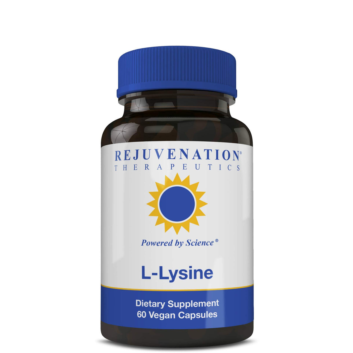 Rejuvenation Therapeutics L-Lysine 500mg capsules front view